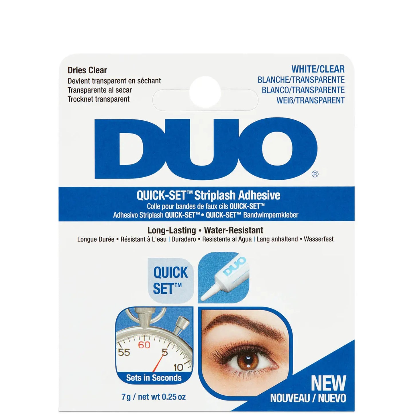 DUO Quick-Set Striplash Adhesive Clear 7g