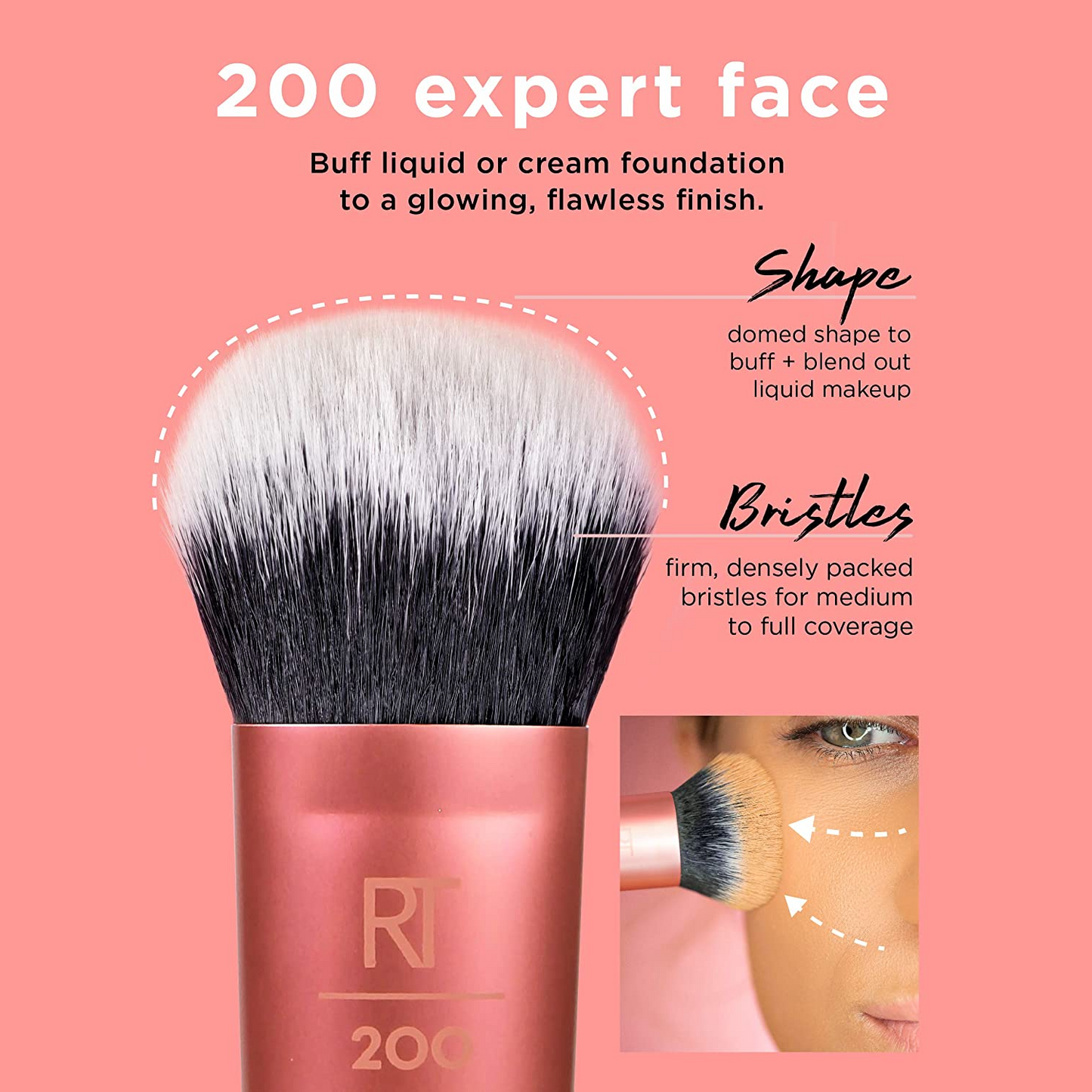 Real Techniques Expert Face Makeup Brush for Foundation